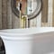 Kibi Cube Floor Mount Tub Filler With Hand Shower - Brushed Gold KTF302BG - alternate 2